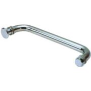 Towel bar with knob  ф 25 * 360 мм