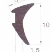 tamped sealant for metal profile- glass 8-10 mm